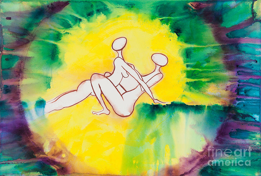 900x607 Divine Love Series No. 2096 Painting By Ilisa Millermoon - Painting Series