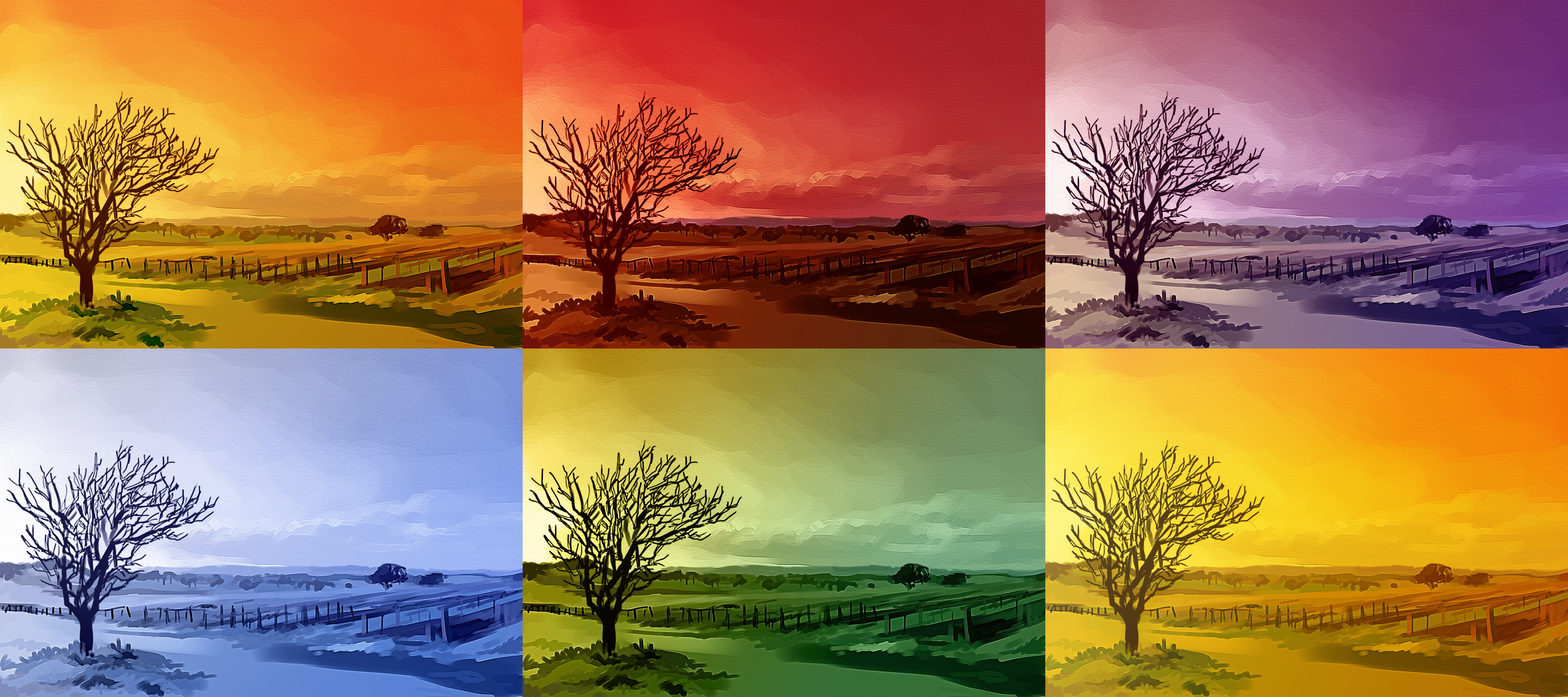 3780x1680 Painting A Series Of Landscapes Sceneries1's Blog - Painting Series