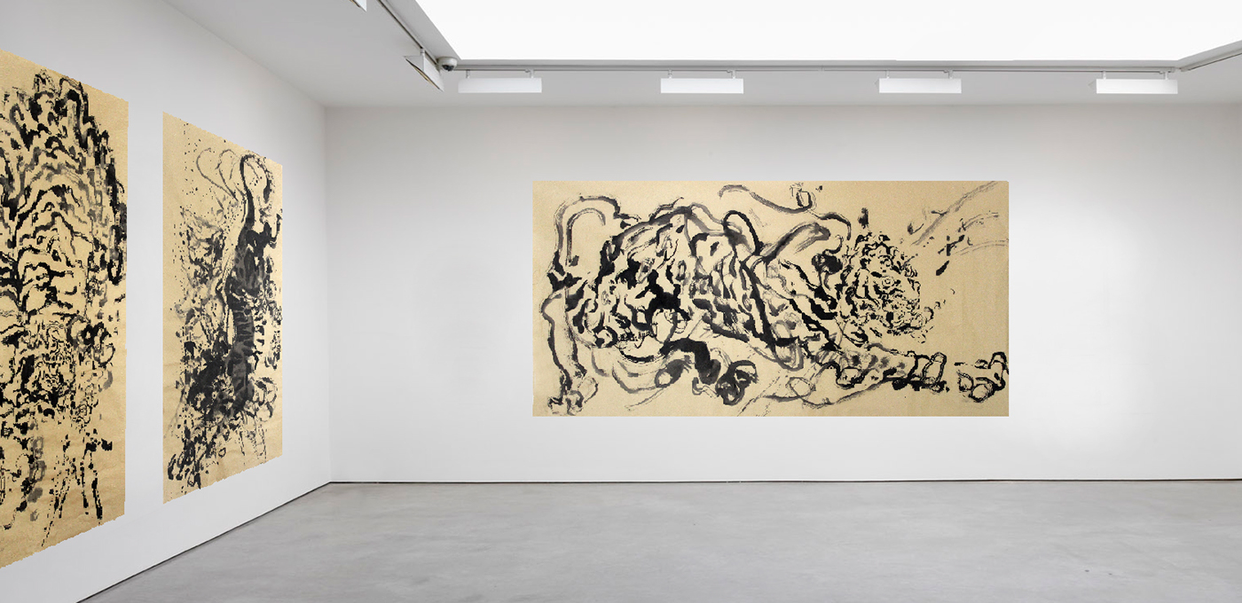 1400x680 Abstract Ink Painting Series On Behance - Painting Series