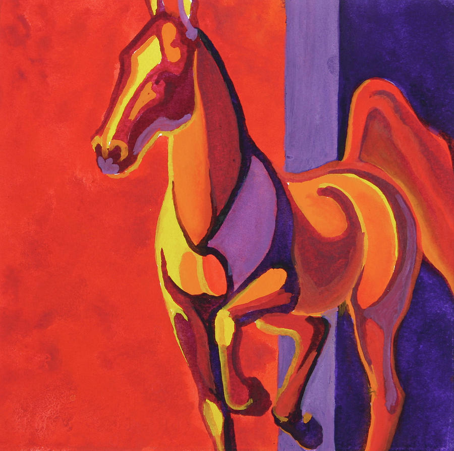 900x894 Equine Shapes Vii Painting By Robyn Ryan - Painting Shapes