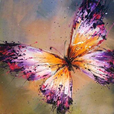 400x400 Hand Painted Square Animal Oil Painting On Canvas Beautiful - Painting Share