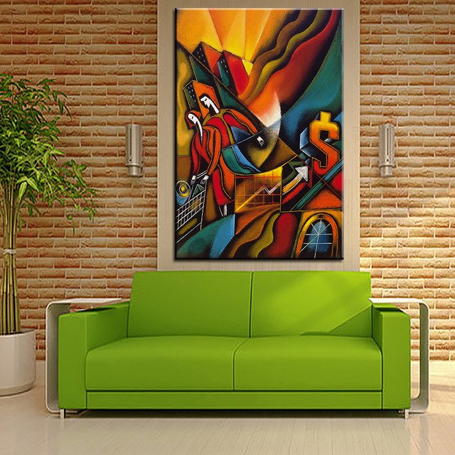 640x640 Large Size Printing Oil Painting Shopping Wall Painting Home - Painting Shopping