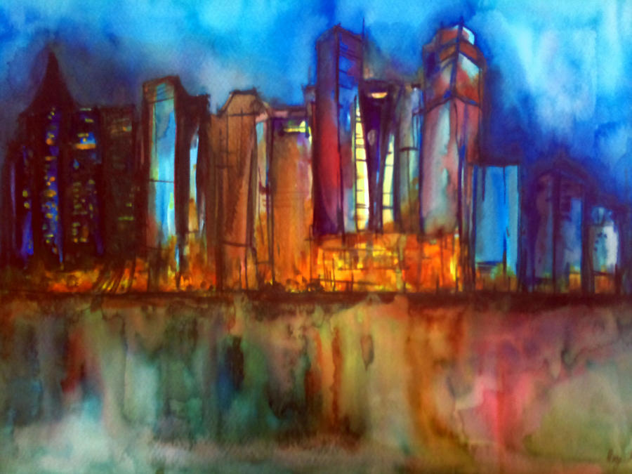 900x675 Singapore Painting By Ajay Abey - Painting Singapore