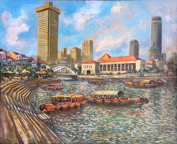 Painting Singapore At PaintingValley.com | Explore Collection Of ...