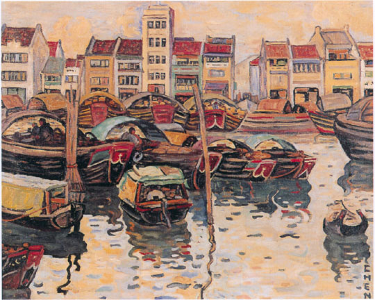 540x432 Singapore Waterfront By Georgette Chen - Painting Singapore