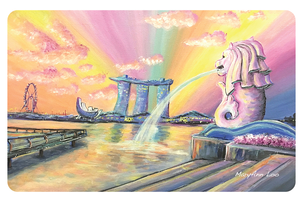 1063x709 Commissions Art By Maryann Loo - Painting Singapore
