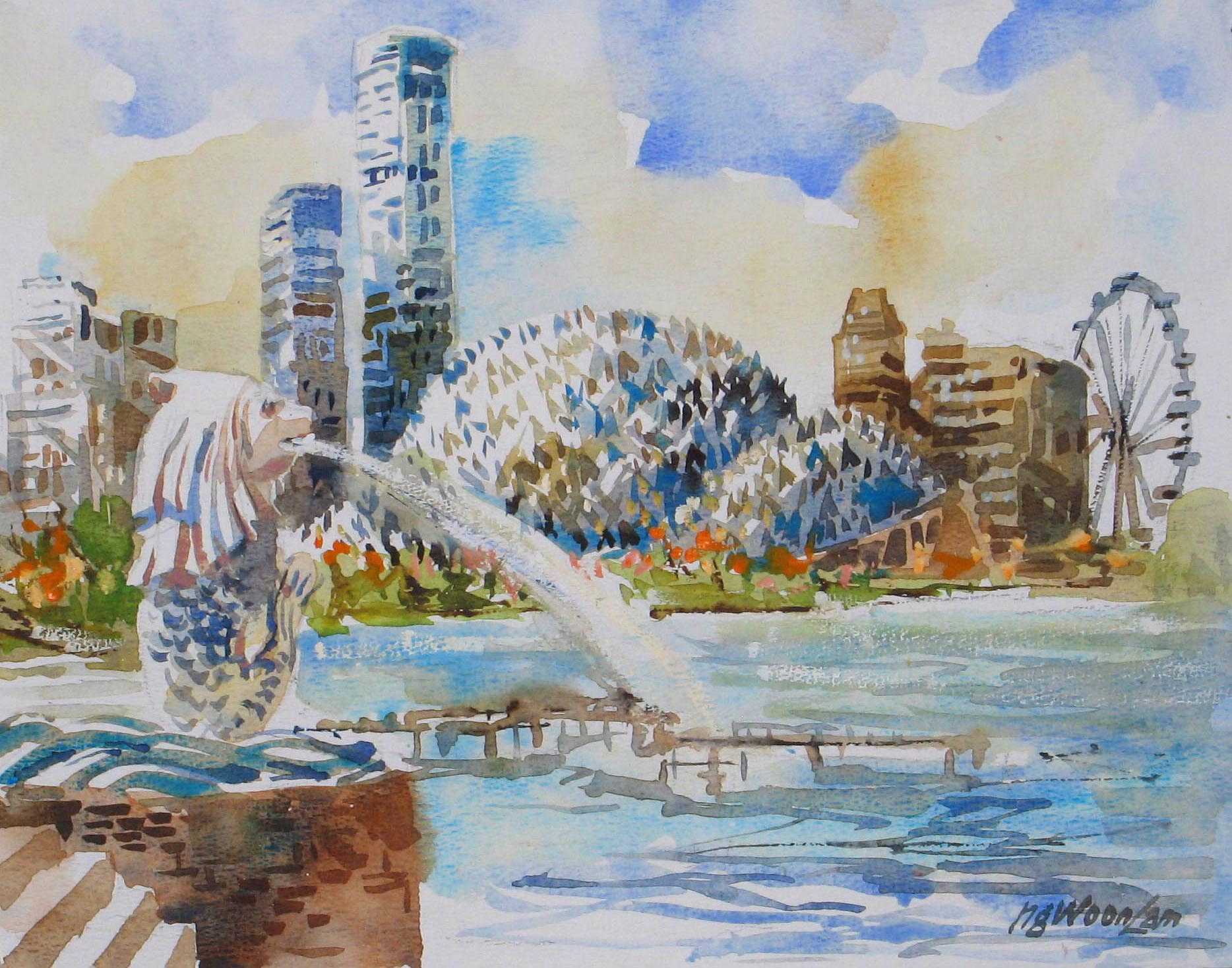 Painting Singapore At PaintingValley.com | Explore Collection Of ...