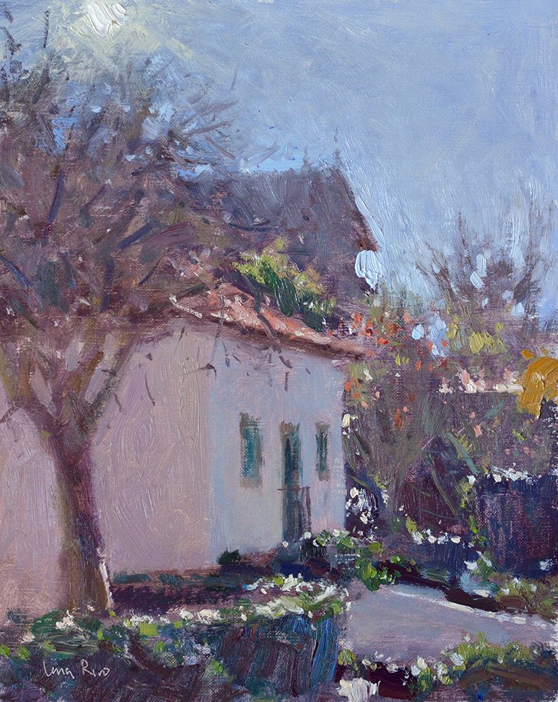 795x1000 Lena Rivo's Painting Blog Fresh Morning In The Garden - Painting Sintra