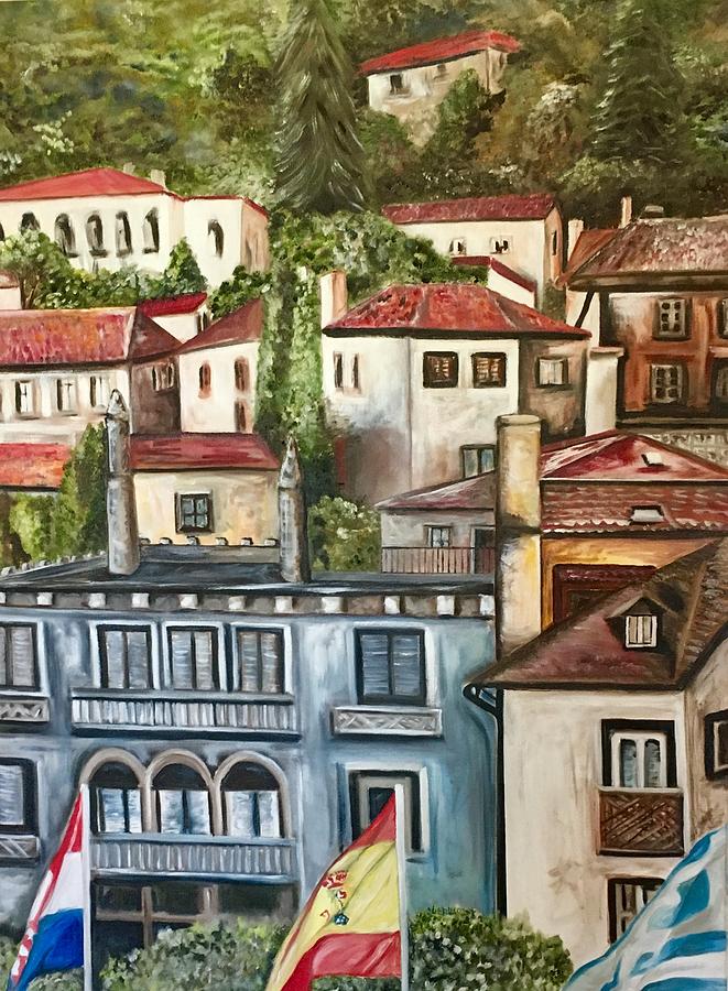 661x900 Sintra Portugal Painting By Chuck Gebhardt - Painting Sintra