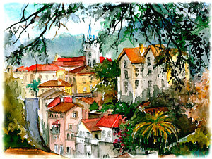 300x226 Sintra Portugal Paintings Fine Art America - Painting Sintra