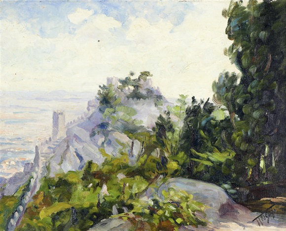 580x470 Do Castelo Dos Mouros - Painting Sintra