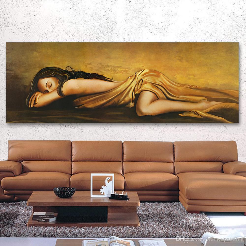 1000x1000 Online Cheap Wall Canvas Art The Sleeping Woman Pictures - Painting Sleeping Woman