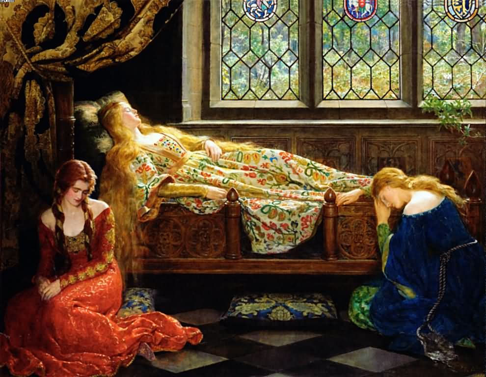 990x768 Beautiful Sleeping Woman Wall Art Painting Share On Facebook - Painting Sleeping Woman
