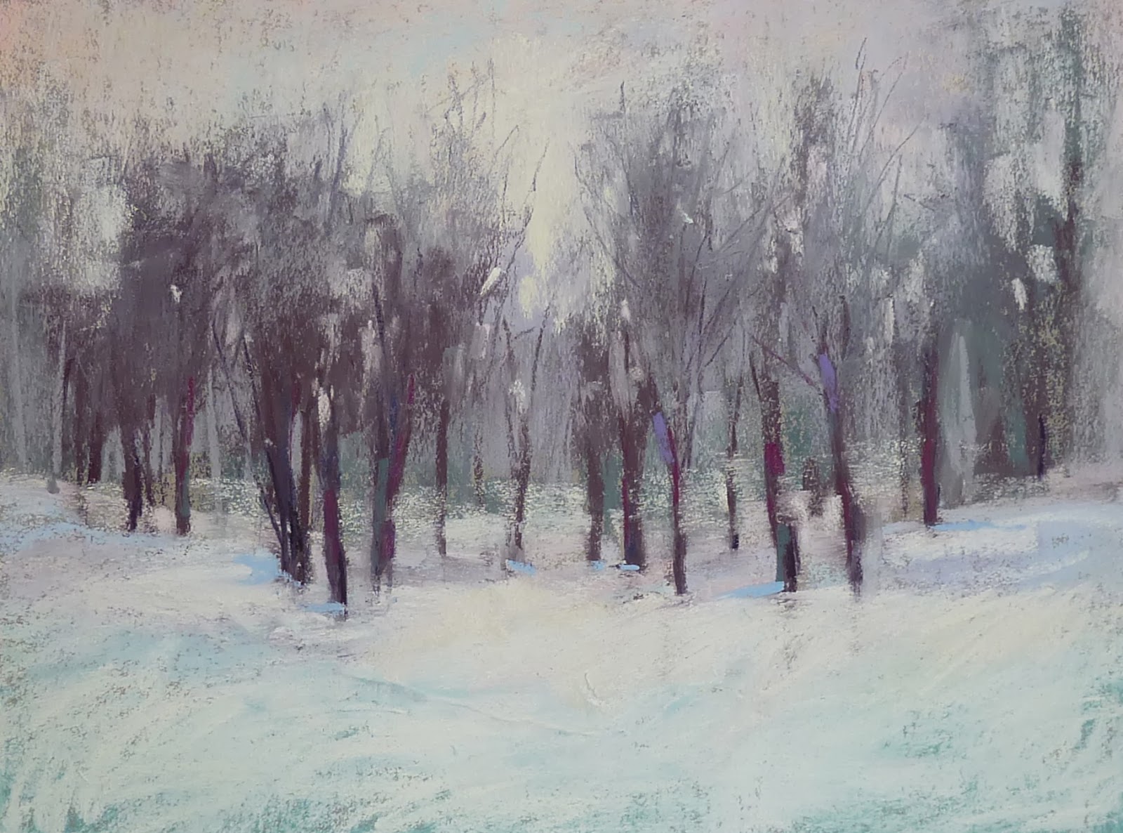 1600x1186 Painting My World A Quick Tip For Painting Falling Snow - Painting Snow On Trees