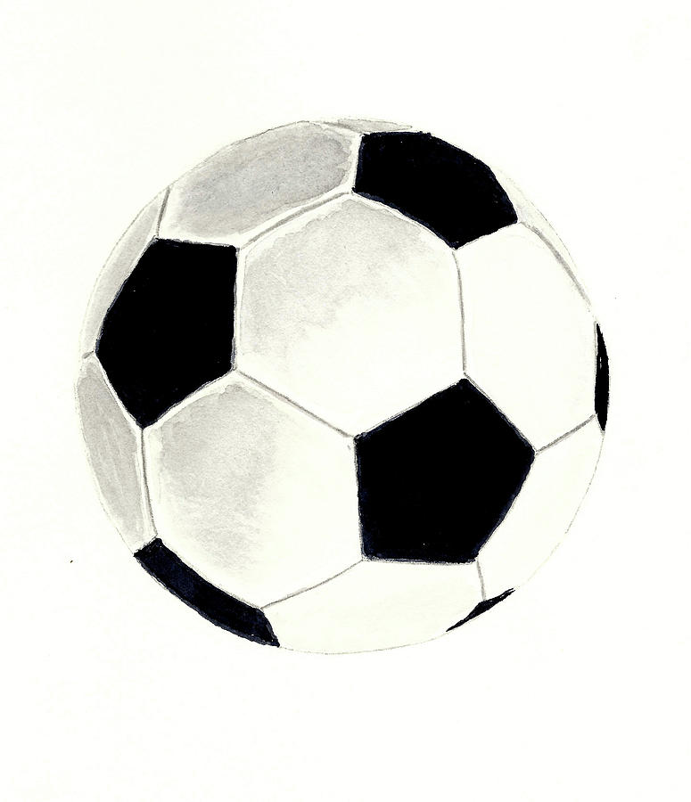 775x900 Soccer Ball Painting By Michael Vigliotti - Painting Soccer Ball
