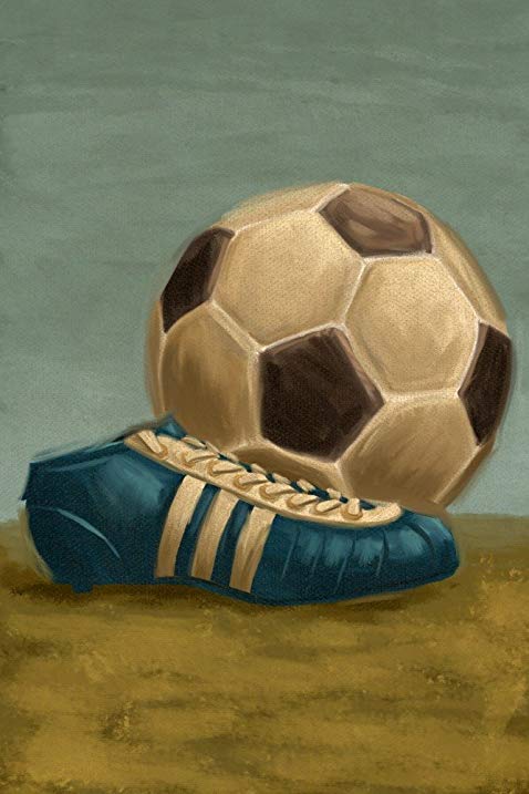 478x717 Soccer Ball And Cleat - Painting Soccer Ball