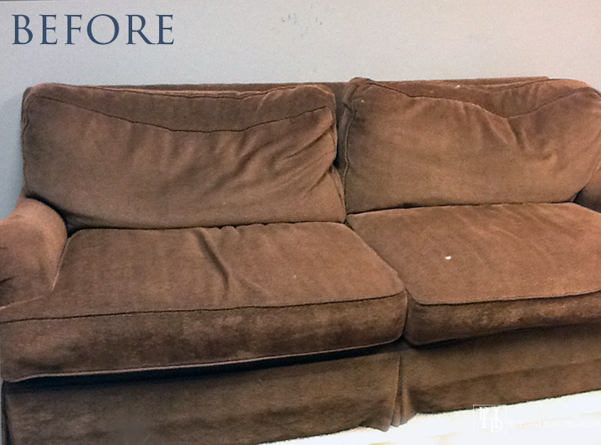 846x626 How To Paint A Couch And Diy Chalk Paint - Painting Sofa