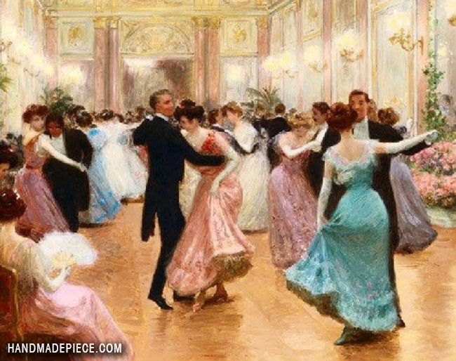 650x514 Jean Georges Elegant Soiree Reproduction - Painting Soiree