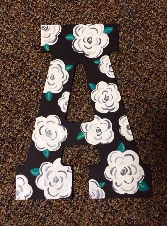 570x769 Hand Painted Letter 13 Painted Letters, Etsy And Sorority - Painting Sorority Letters