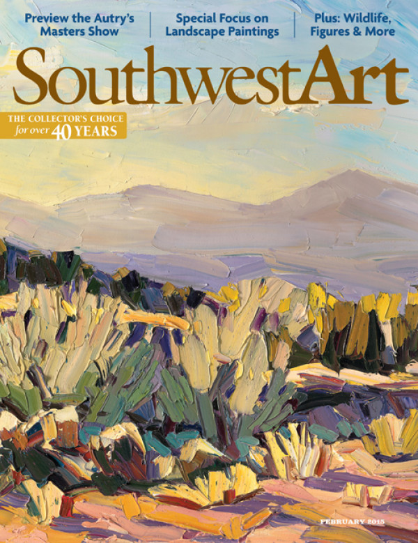 600x779 Southwest Art February 2015 Digital Download - Painting Southwest