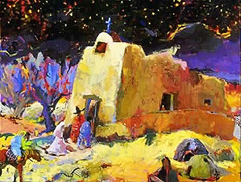 350x265 Southwest Art Paintings Santa Fe New Mexico - Painting Southwest