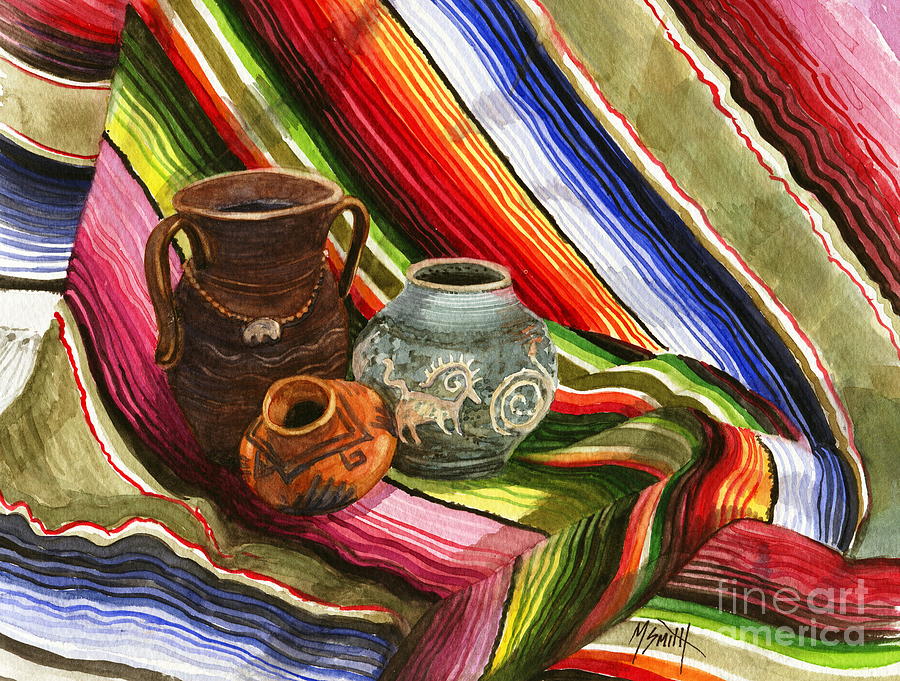 900x681 Southwest Still Life Painting By Marilyn Smith - Painting Southwest