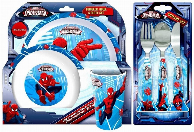 640x437 Marvel Ultimate Spiderman 6 Piece Dinner Set - Painting Spiderman Online