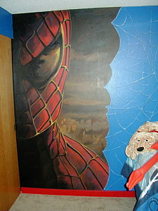225x300 Spiderman Paintings - Painting Spiderman Online