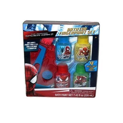 500x500 The Amazing Spider Man 2 Bathtub Finger Paint Set! - Painting Spiderman Online