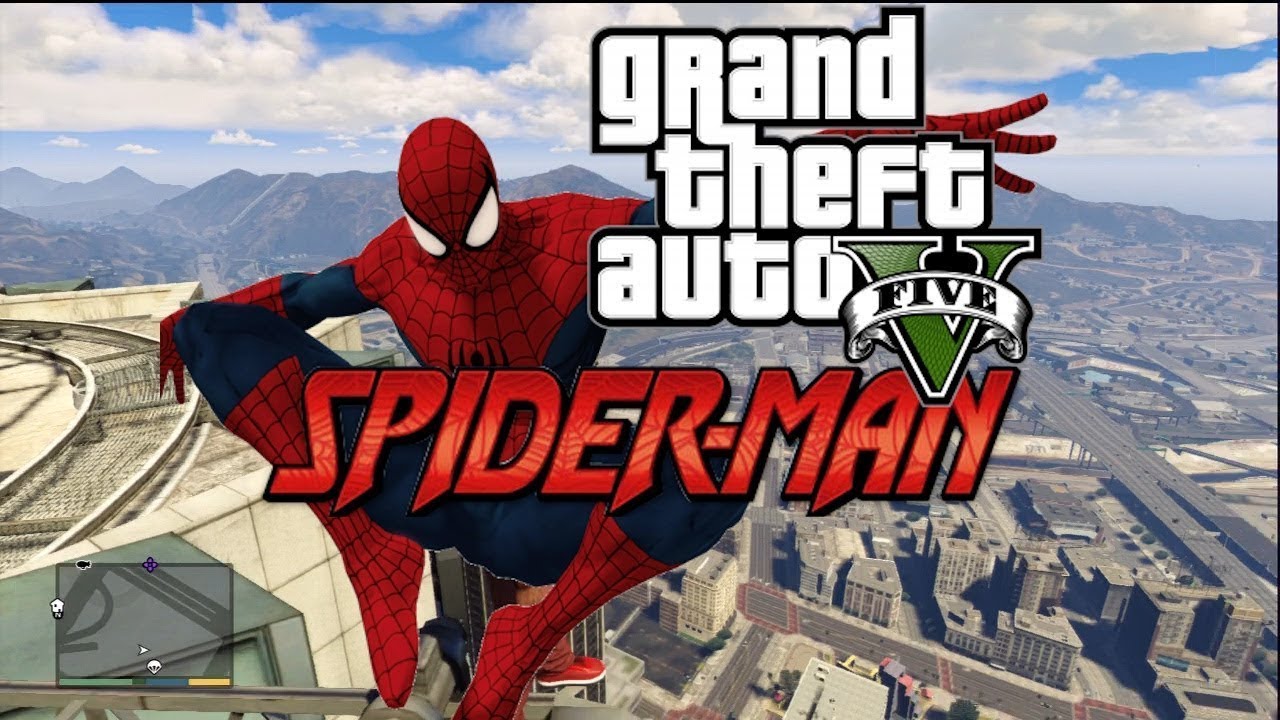 1280x720 Gta 5 Online - Painting Spiderman Online