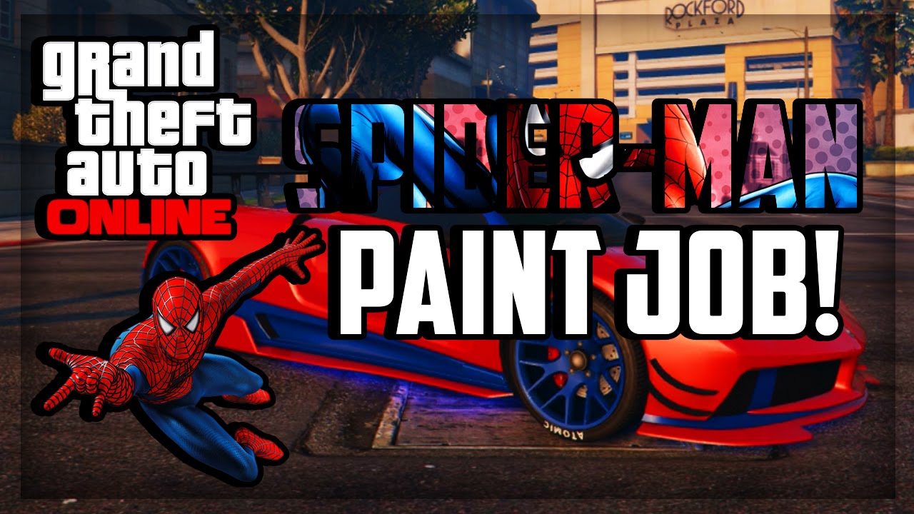 1280x720 Gta 5 Online Rare Paint Job Guide - Painting Spiderman Online