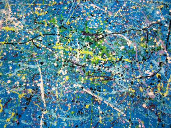 550x413 Splatter Paint Like Pollock - Painting Splatter