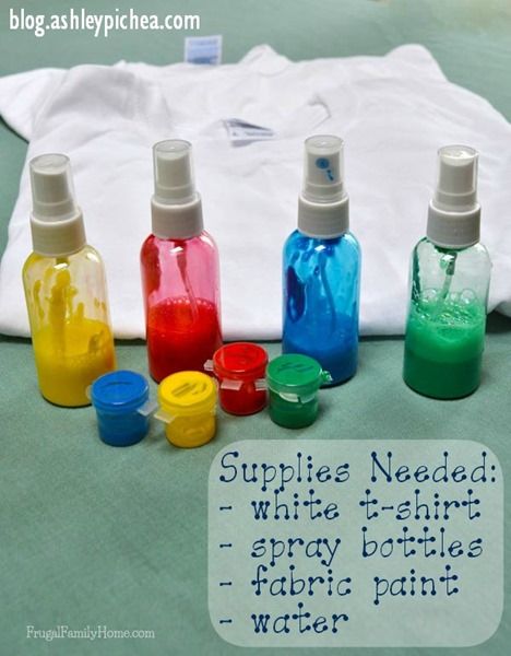 468x600 Summer Bucket List Idea T Shirt Painting With Spray Bottles - Painting Spray Bottle