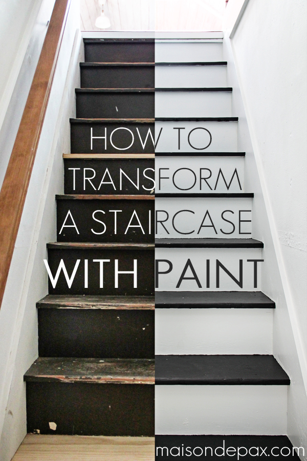 600x900 How To Paint Stairs {The Easy Way} - Painting Stairs