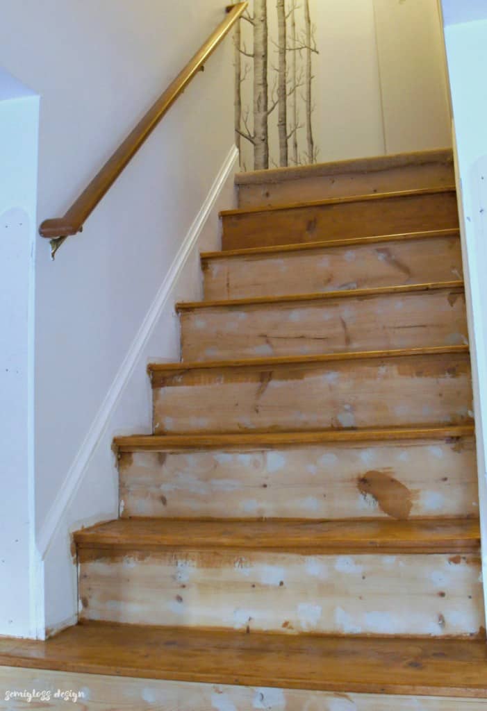 701x1024 How To Paint And Stain Stairs For An Updated Look - Painting Stairs