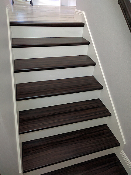 431x576 Painting Stairs To Look Like Wood - Painting Stairs