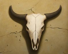 236x187 Bull Skull Painting [Hd] Images Pin Wallpaper - Painting Steer Skull