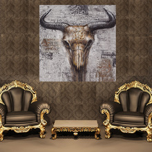 220x220 Buy Cow Skull Art And Get Free Shipping - Painting Steer Skull