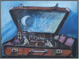 335x251 Suitcase Painting - Painting Suitcase