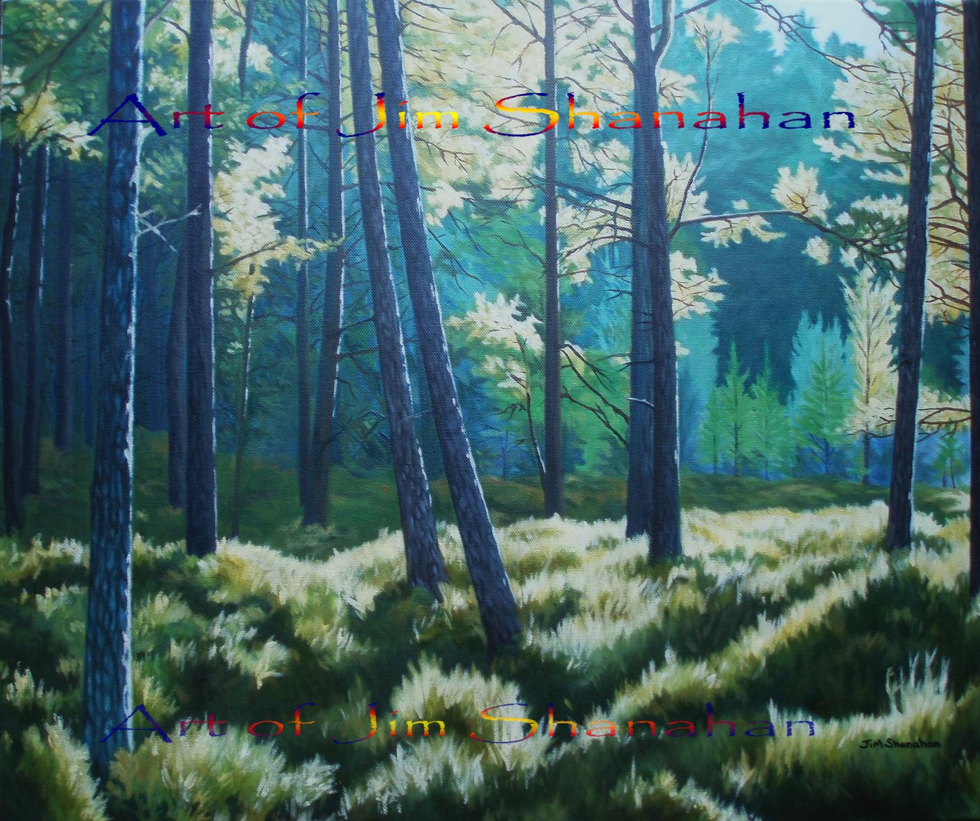 1410x1182 Landscape And Figurative Art Painting Blog Paintings Of Trees - Painting Sunlight