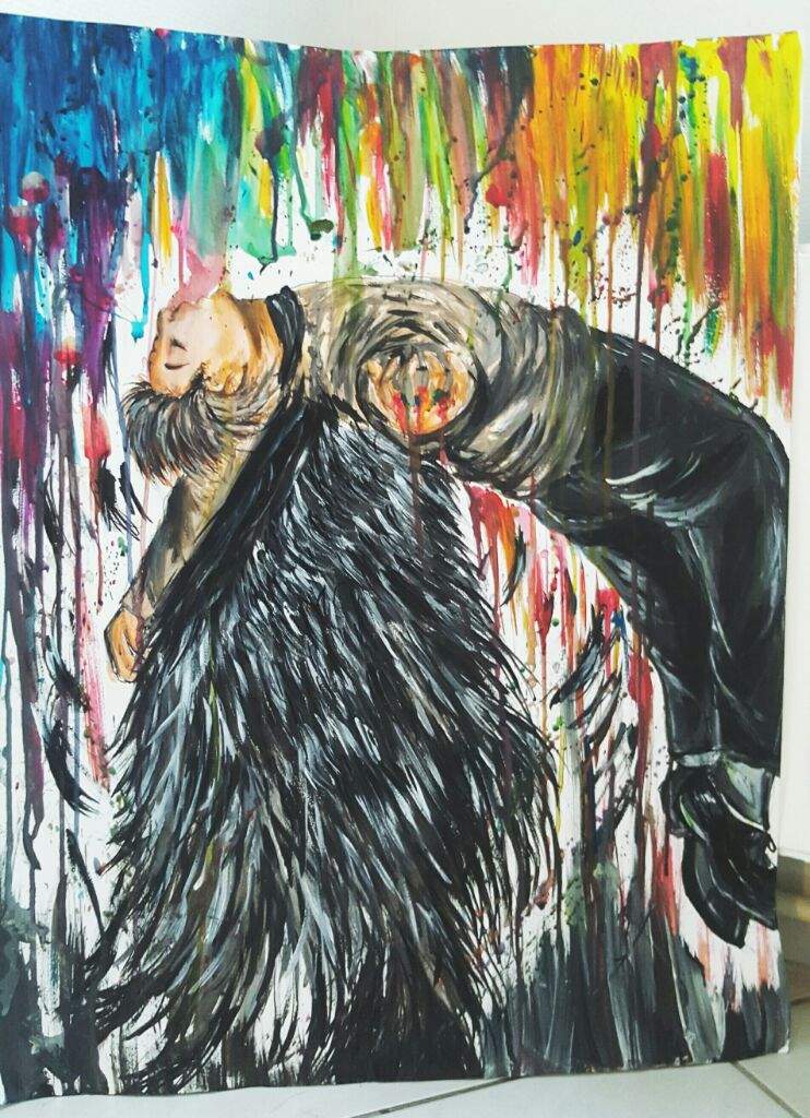 742x1024 Painting Blood Sweat Tears Army's Amino - Painting Sweat