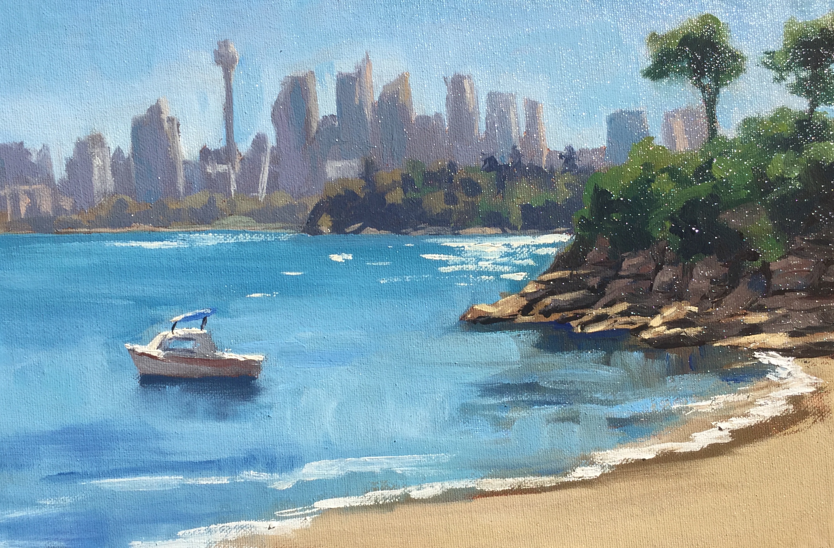 2671x1756 Painting The Skyline Of Sydney, Australia - Painting Sydney