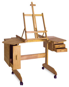 236x300 Mabef Painting Workstation Easel M 30 - Painting Table