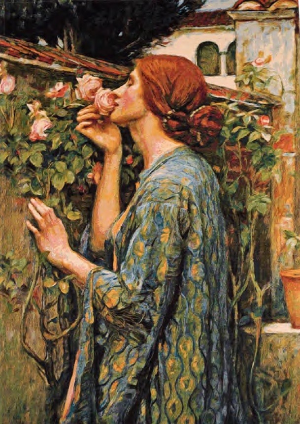 609x862 My Sweet Rose - Painting Tapestry