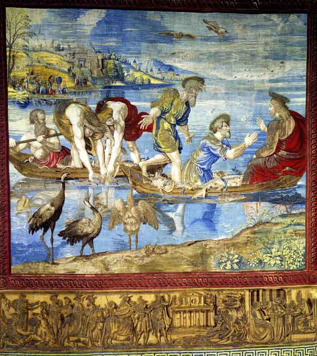 650x728 Raphael Tapestries - Painting Tapestry