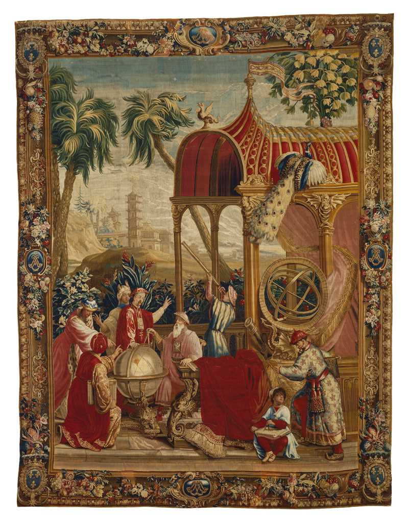 801x1024 Tapestry Les Astronomes, From L'Histoire De L'Empereur De La - Painting Tapestry