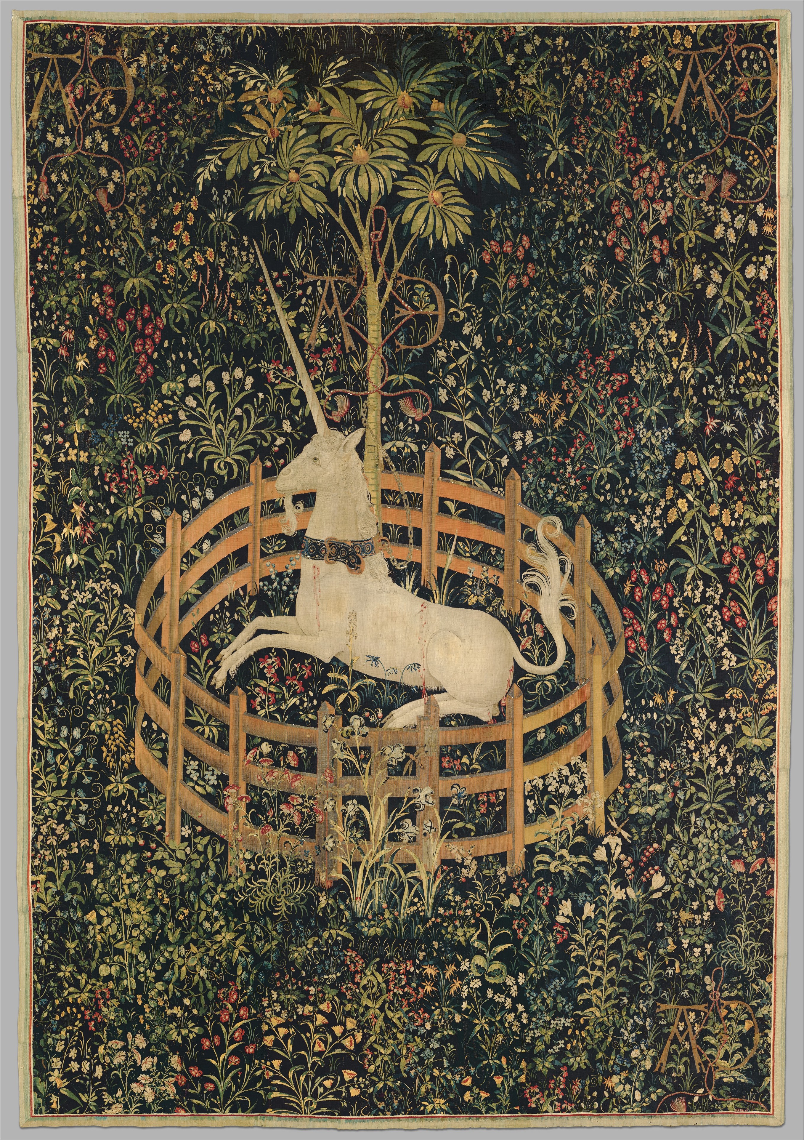 2715x3848 The Unicorn In Captivity (From The Unicorn Tapestries) South - Painting Tapestry