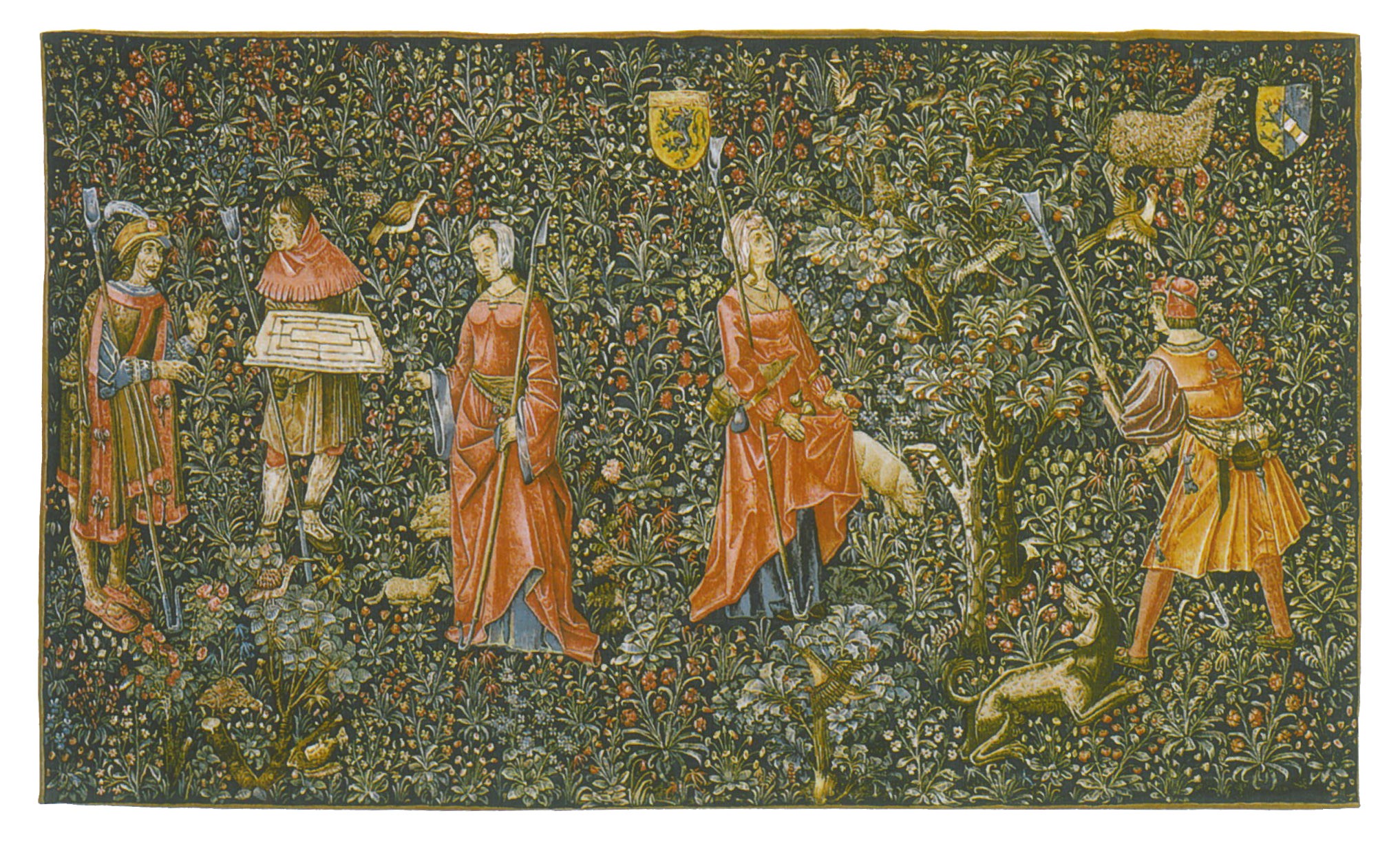 2034x1239 La Cueillette Des Fruits Tapestry Luxury Tapestries Amp Decorative - Painting Tapestry