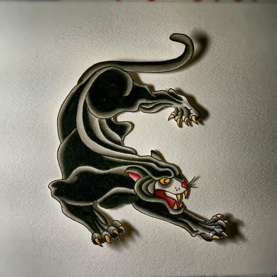 564x564 Panthers Panther Tattoos Paintings Tattoos And Body Art Tattoo - Painting Tattoo Flash