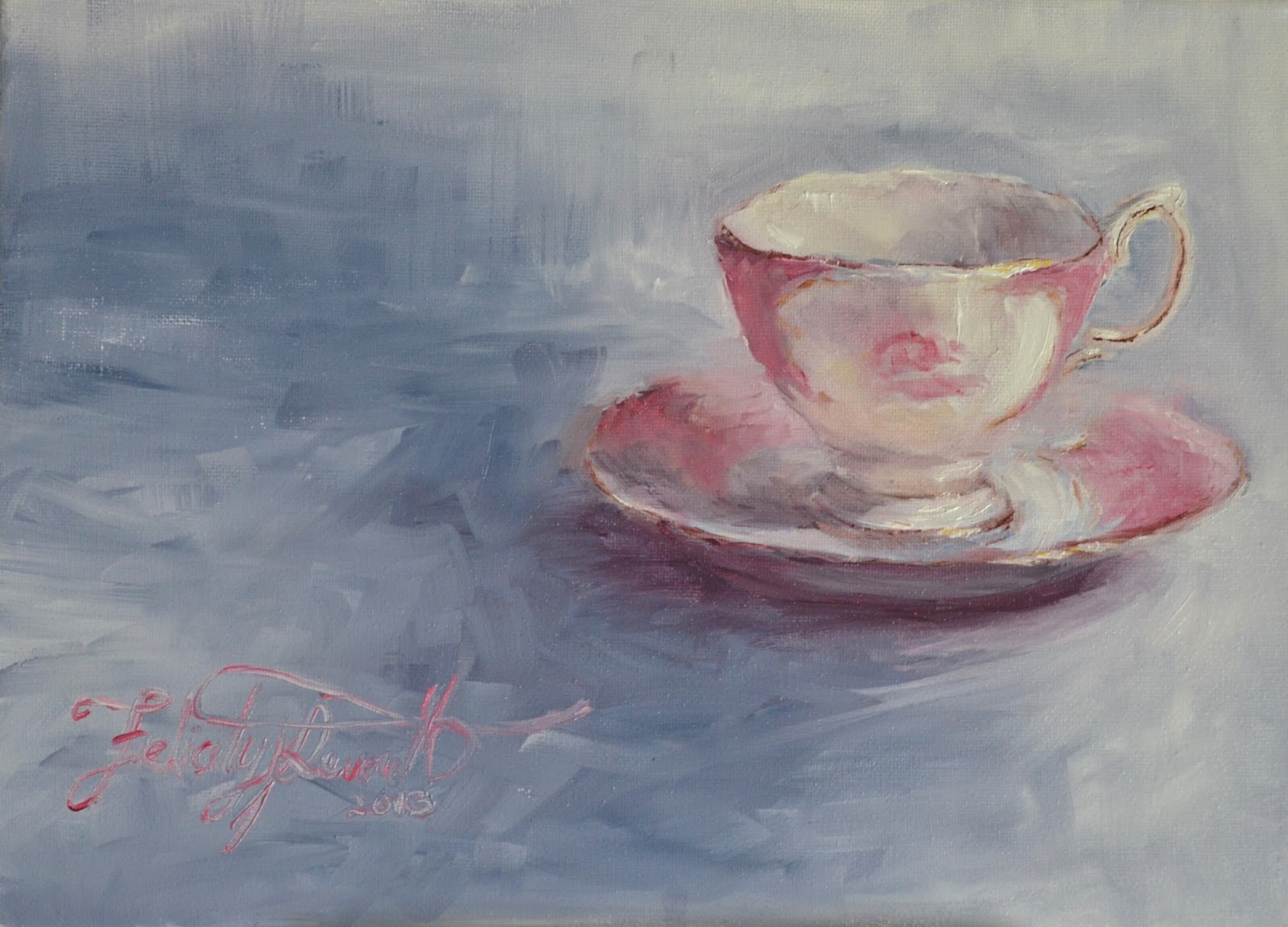 1600x1152 Felicity Deverell Teacup Painting - Painting Tea Cup